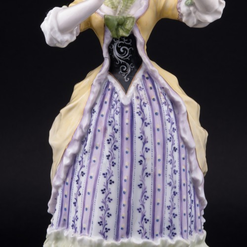 Девушка с попугаем, Karl Ens, Германия, нач. 20 в