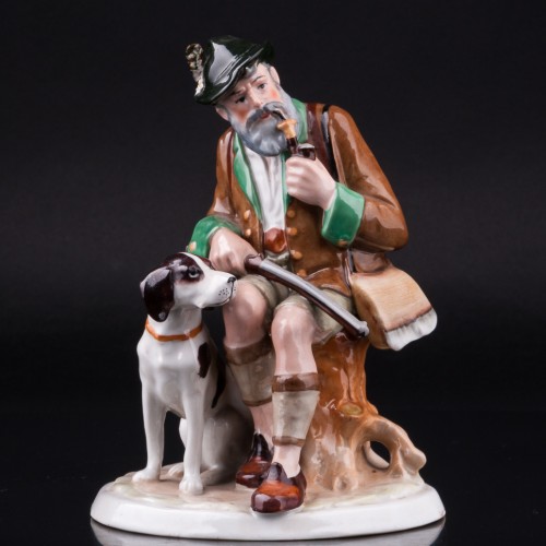 Охотник с собакой, Fasold & Stauch, Германия, 1913-72 гг