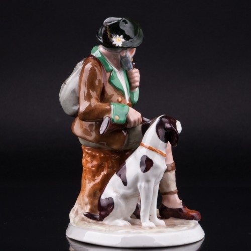 Охотник с собакой, Fasold & Stauch, Германия, 1913-72 гг