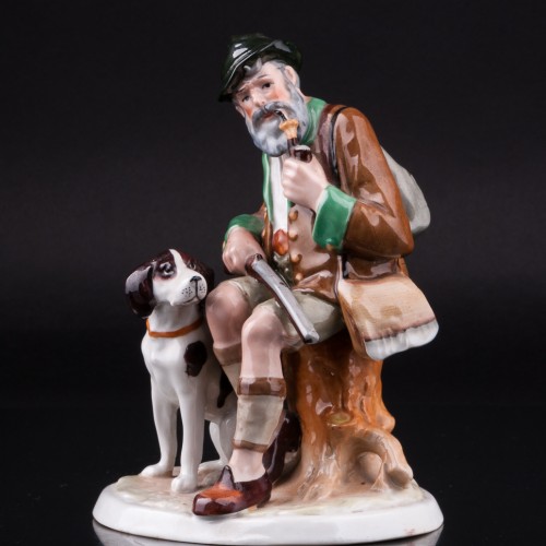 Охотник с собакой, Fasold & Stauch, Германия, 1913-72 гг
