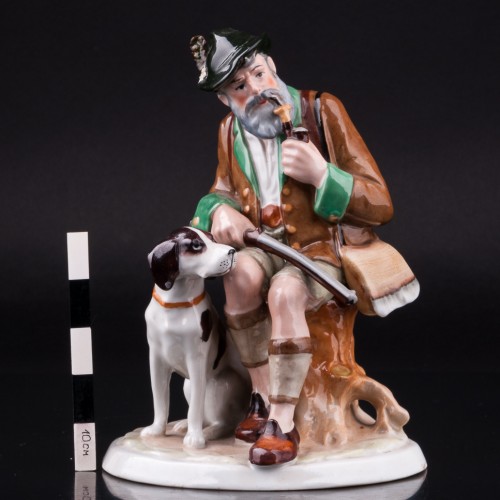 Охотник с собакой, Fasold & Stauch, Германия, 1913-72 гг