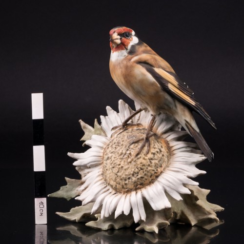 Щегол на цветке, Alka Kaiser, Германия, сер. 20 в