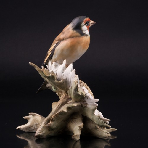 Щегол на цветке, Alka Kaiser, Германия, сер. 20 в