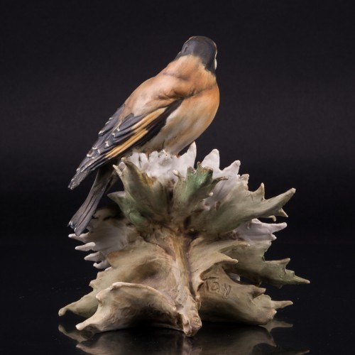 Щегол на цветке, Alka Kaiser, Германия, сер. 20 в