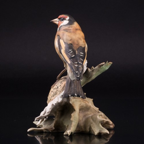 Щегол на цветке, Alka Kaiser, Германия, сер. 20 в