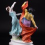 Статуэтка танцовщицы из фарфора Испанский танец, кружевная, Volkstedt, Германия, до 1935 г.