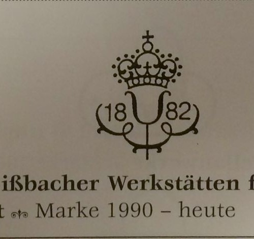 Фарфоровые часы Три птицы, Unterweissbach, Германия, 1990 гг