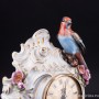 Фарфоровые часы Три птицы, Unterweissbach, Германия, 1990 гг