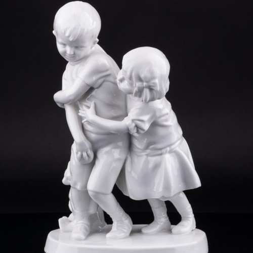 Играющие дети, Fraureuth, Германия, 1918 г