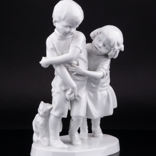 Играющие дети, Fraureuth, Германия, 1918 г