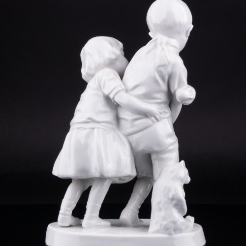 Играющие дети, Fraureuth, Германия, 1918 г