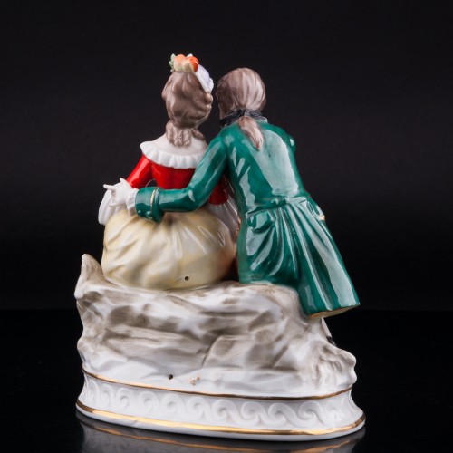 Пара с книгой, Sitzendorf, Германия, пер. пол. 20 в