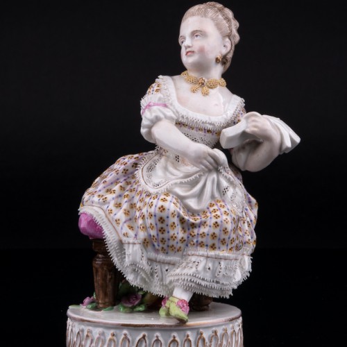 Девушка с нотами, Meissen, Германия, 19 в