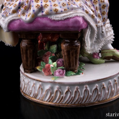Девушка с нотами, Meissen, Германия, 19 в