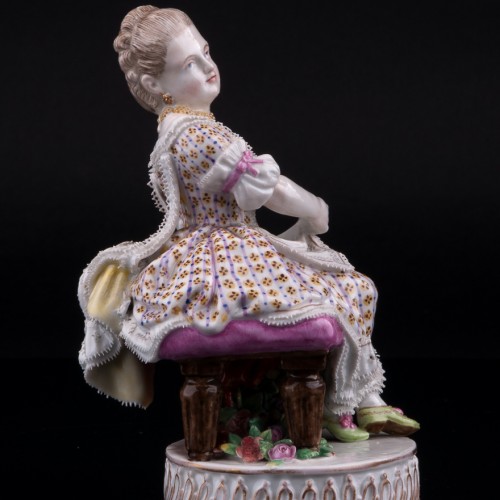 Девушка с нотами, Meissen, Германия, 19 в