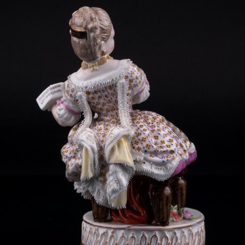 Девушка с нотами, Meissen, Германия, 19 в