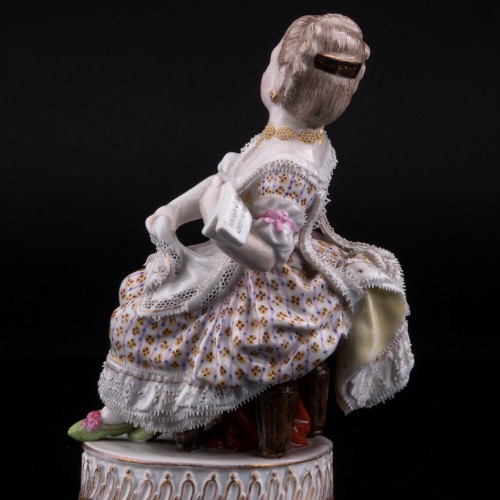 Девушка с нотами, Meissen, Германия, 19 в