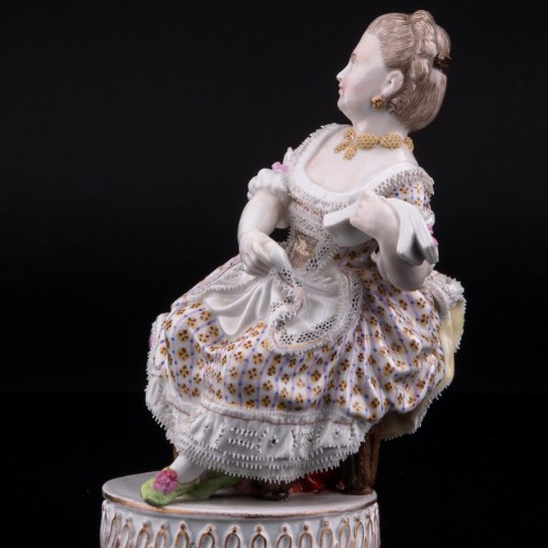 Девушка с нотами, Meissen, Германия, 19 в