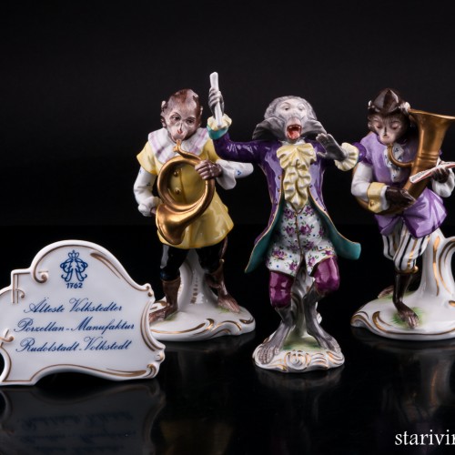 Обезьяна дирижер, Volkstedt, Германия, сер. 20 в