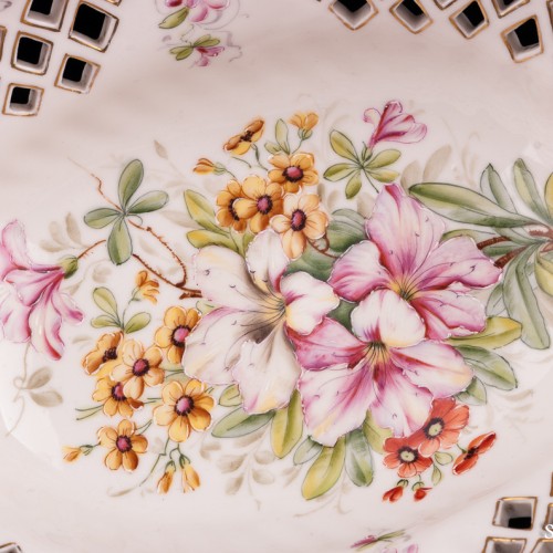 Фруктовница Два ангелочка, Sitzendorf, Германия, 1880-1906 гг