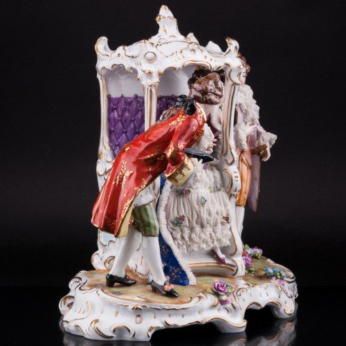 У портшеза, кружевная, E. A. Muller, Германия, кон. 19 - нач. 20 вв