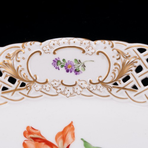 Фарфоровое блюдо Тюльпан, Meissen, Германия, вт. пол. 20 в