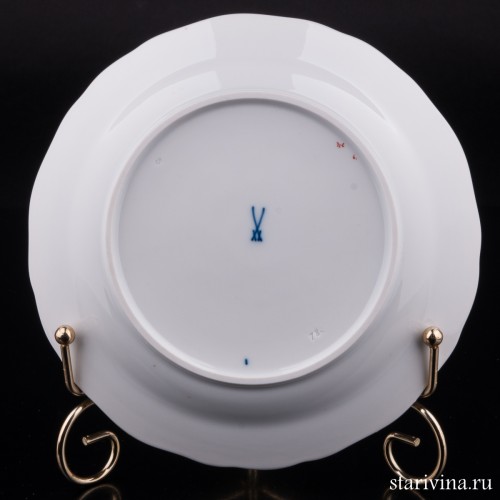 Тарелка Красный Дракон, Meissen, Германия, вт. пол. 20 в