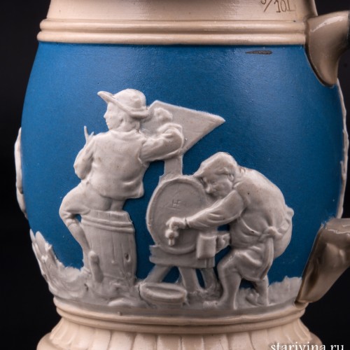 Пивная кружка, 3/10 л, Villeroy & Boch, Германия, 1895 г