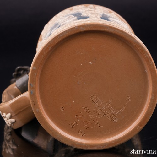 Пивная кружка, 1/2 л, Villeroy & Boch, Германия, 1901 г