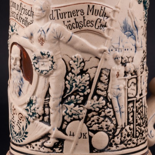 Пивная кружка, 1/2 л, Reinhold Merkelbach, Германия, 1890-1910 гг