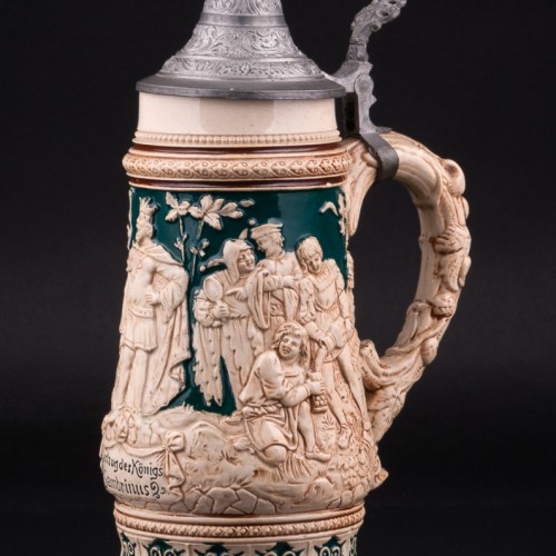 Пивная кружка Гамбринус, 1/2 л, Matthias Girmscheid, Германия, нач. 20 в