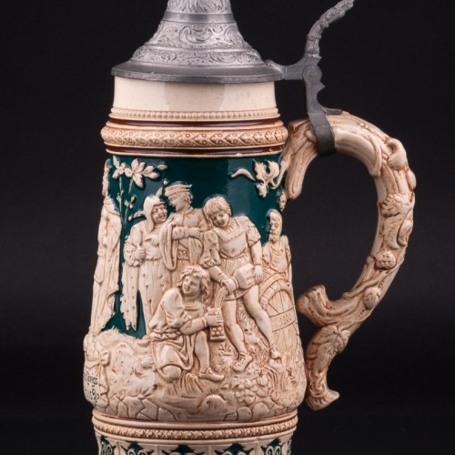 Пивная кружка Гамбринус, 1/2 л, Matthias Girmscheid, Германия, нач. 20 в