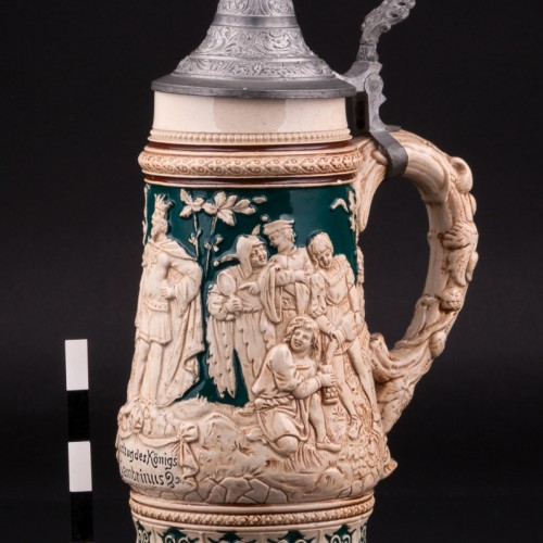 Пивная кружка Гамбринус, 1/2 л, Matthias Girmscheid, Германия, нач. 20 в