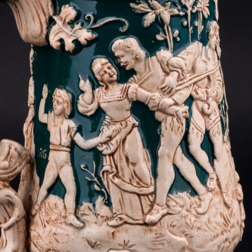 Пивная кружка Гамбринус, 1/2 л, Matthias Girmscheid, Германия, нач. 20 в