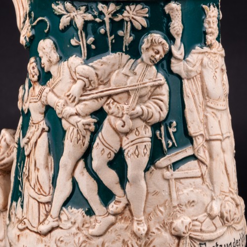 Пивная кружка Гамбринус, 1/2 л, Matthias Girmscheid, Германия, нач. 20 в