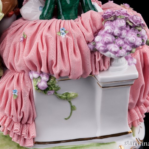 Урок музыки, кружевная, Unterweissbach, Германия, вт. пол. 20 в