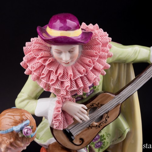 Урок музыки, кружевная, Unterweissbach, Германия, вт. пол. 20 в