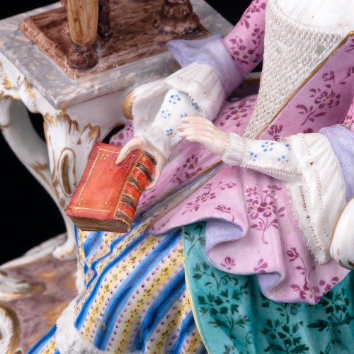 Девушка с прялкой, Meissen, Германия, 19 в