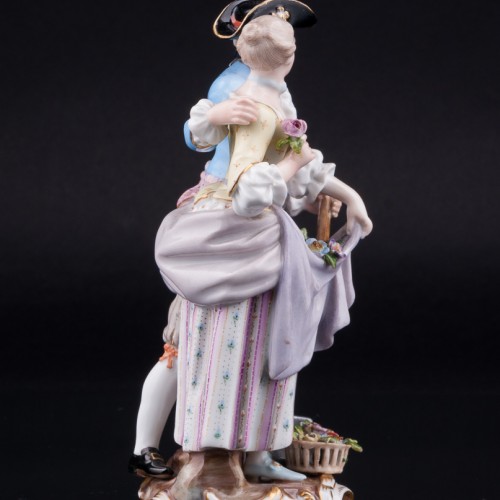 Старинная статуэтка из фарфора Аллегория Весны, Садовники, Meissen, Германия, 19 в.