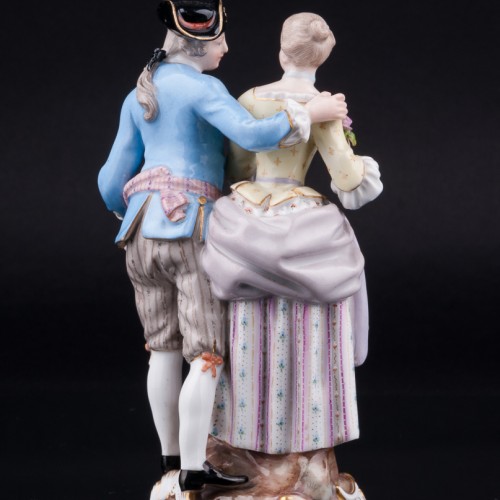 Старинная статуэтка из фарфора Аллегория Весны, Садовники, Meissen, Германия, 19 в.