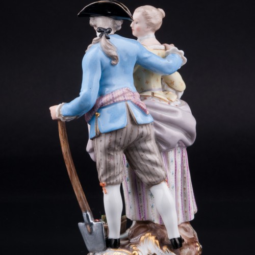 Старинная статуэтка из фарфора Аллегория Весны, Садовники, Meissen, Германия, 19 в.