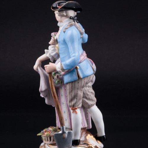Старинная статуэтка из фарфора Аллегория Весны, Садовники, Meissen, Германия, 19 в.