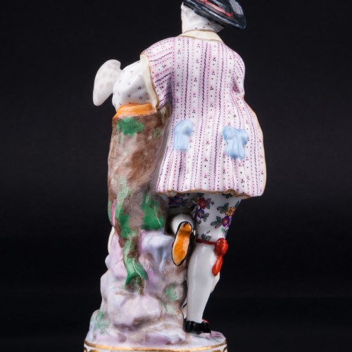 Статуэтка из фарфора Юноша с овечкой и голубем, Samson, Франция, 19 в.