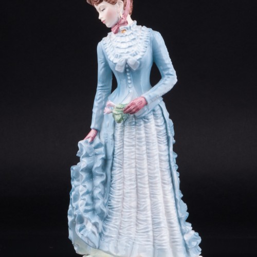 1878: Платье с турнюром, Royal Worcester, Великобритания, 1990 г