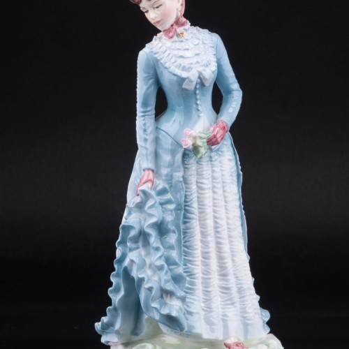 1878: Платье с турнюром, Royal Worcester, Великобритания, 1990 г