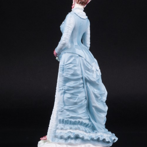 1878: Платье с турнюром, Royal Worcester, Великобритания, 1990 г
