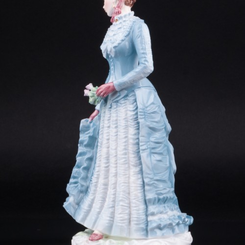 1878: Платье с турнюром, Royal Worcester, Великобритания, 1990 г