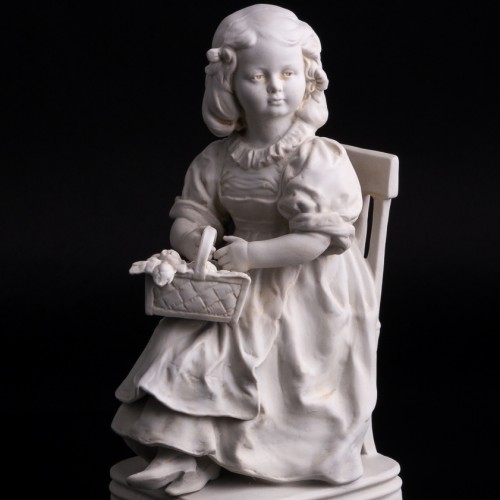 Девочка с корзиной цветов, Scheibe-Alsbach, Германия, сер. 20 в