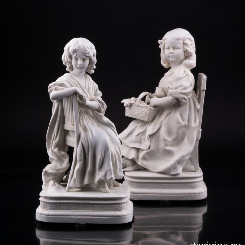 Девочка с корзиной цветов, Scheibe-Alsbach, Германия, сер. 20 в