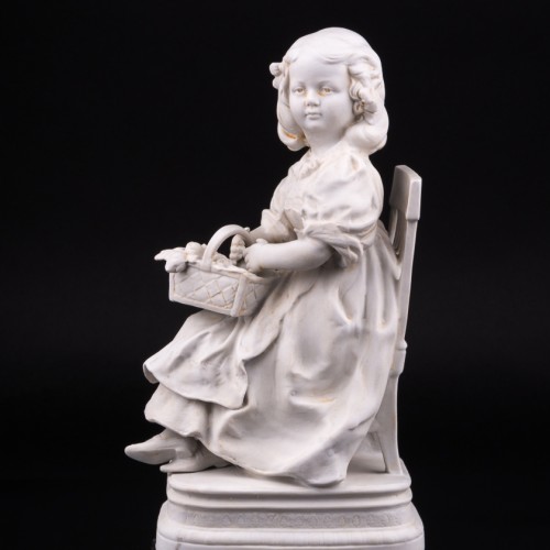 Девочка с корзиной цветов, Scheibe-Alsbach, Германия, сер. 20 в